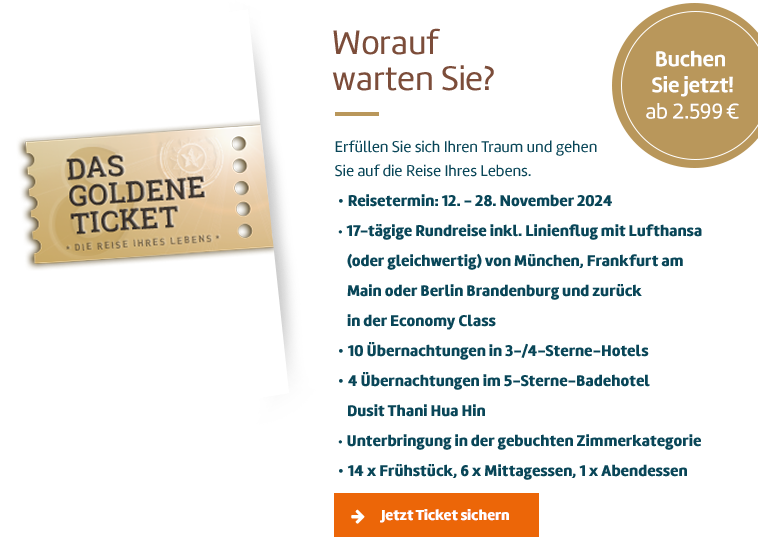 Eckdaten der Reise