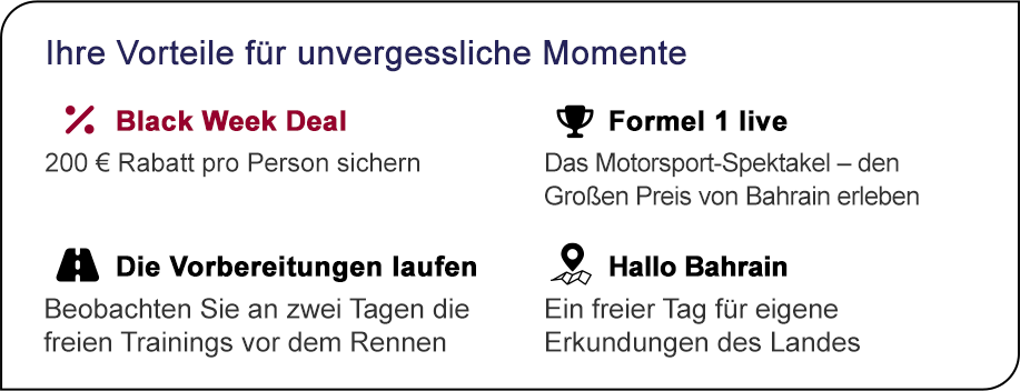 Ihre Vorteile für unvergessliche Momente.