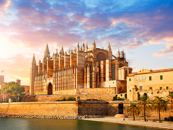 Die Kathedrale von Palma de Mallorca.