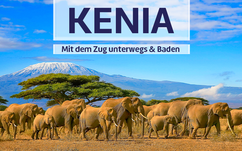 Mit dem Zug unterwegs und Baden