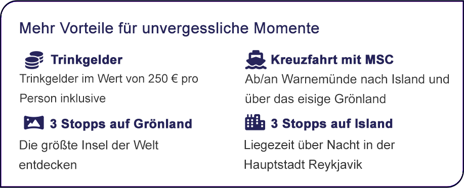 Mehr Vorteile für unvergessliche Momente
