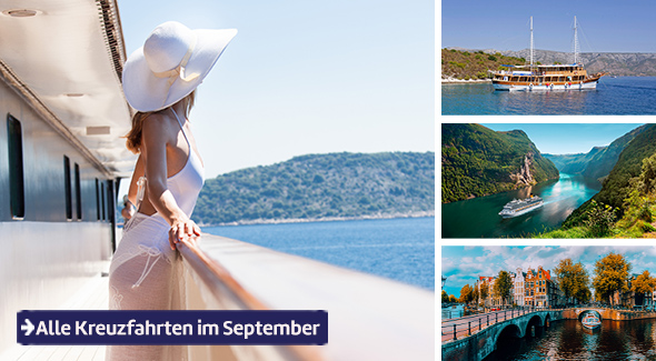 Alle Kreuzfahrten im September.
