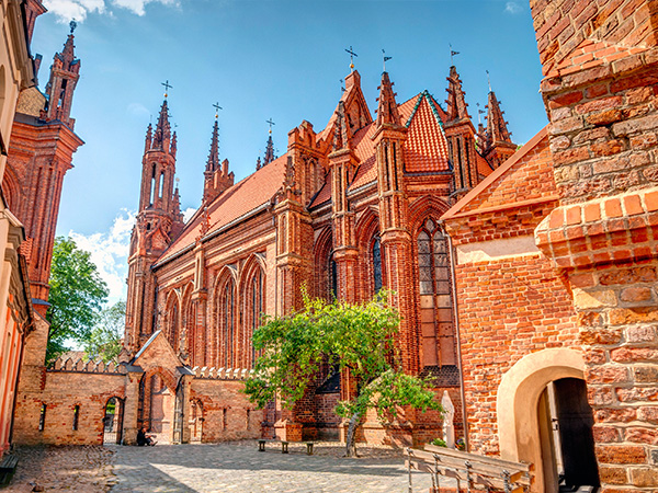 Die historsiche Hauptstadt Litauens - Vilnius.