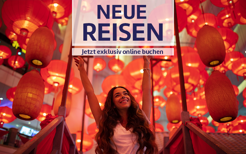 Unsere neuen Reisen im August.