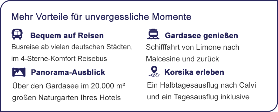 Ihre Vorteile für unvergessliche Momente.