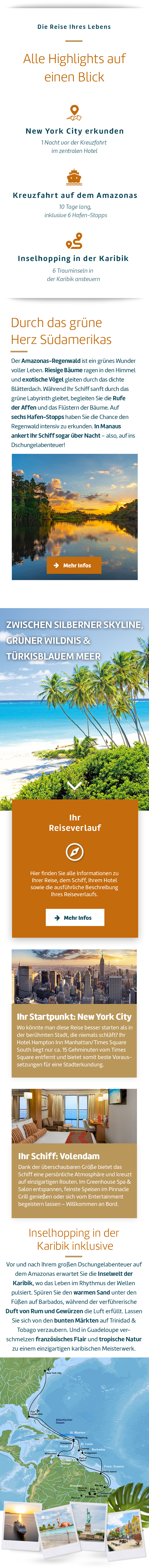 Alle Highlights der Reise auf einen Blick
