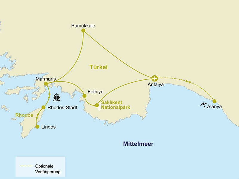 Reiseverlauf