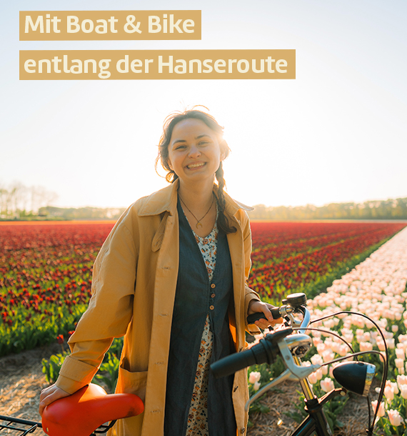 Boat & Bike in den NIederlanden