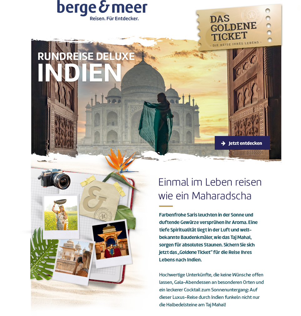 Rundreise Deluxe durch Indien