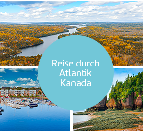Reise durch Atlantik Kanada.