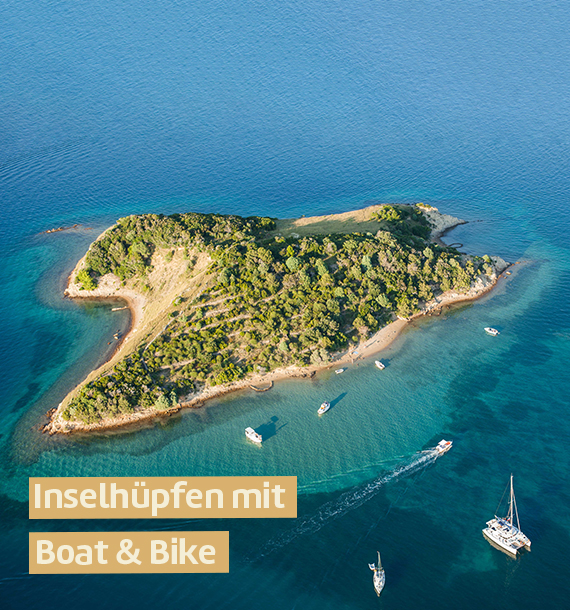 Boat & Bike durch Kroatiens Inselwelt