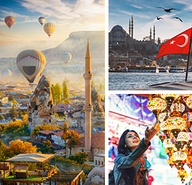 Bildcollage der Türkei-Rundreise