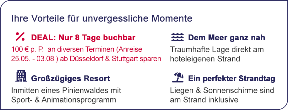Mehr Vorteile für unvergessliche Momente