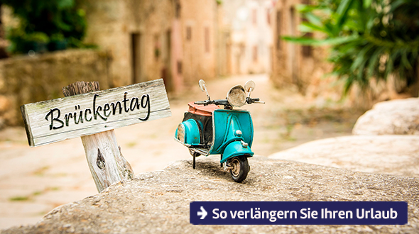 Urlaub über die Brückentage.