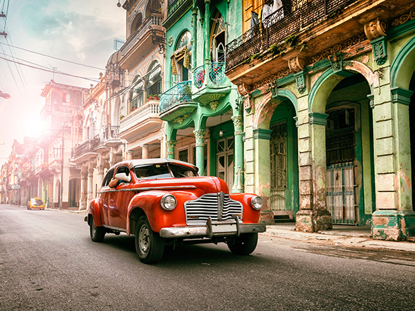 Die bunte Hauptstadt Havana.