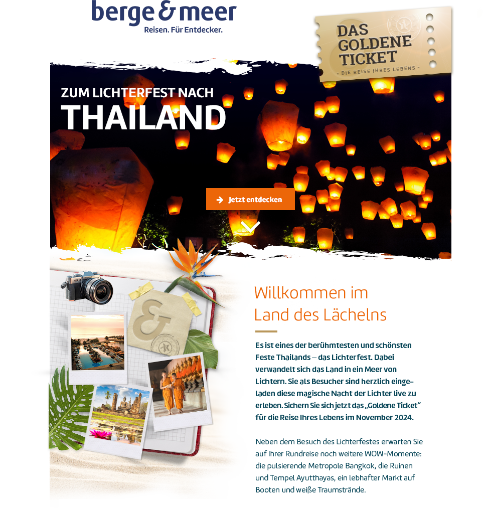 Zum Lichterfest nach Thailand