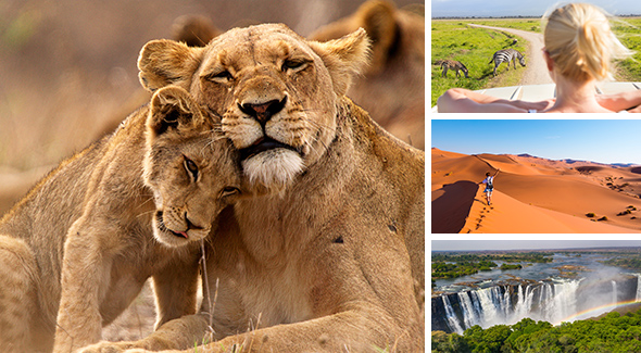 Rundreise durch Namibia, Botswana & Simbabwe.