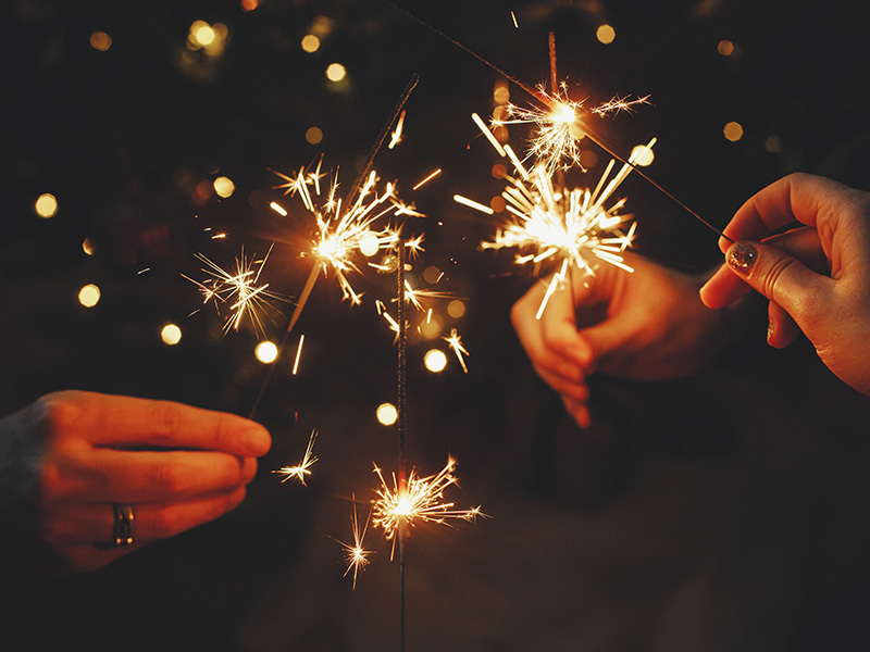Silvester in Schweden feiern.