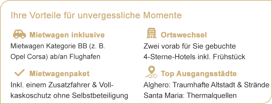 Ihre Vorteile für unvergessliche Momente.
