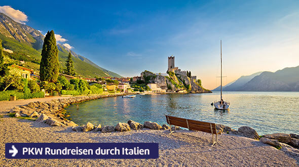 Alle PKW Rundreisen durch Italien.