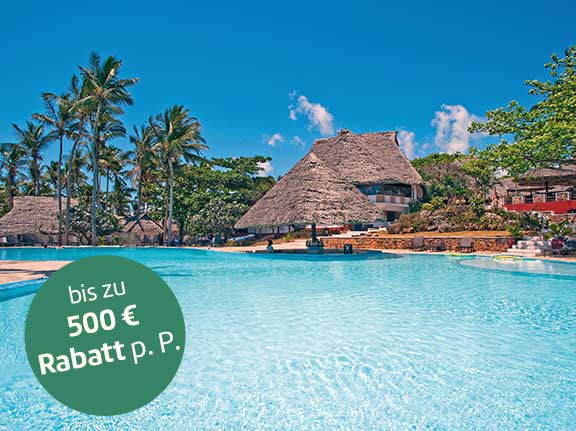 Hotelpool in Kenia