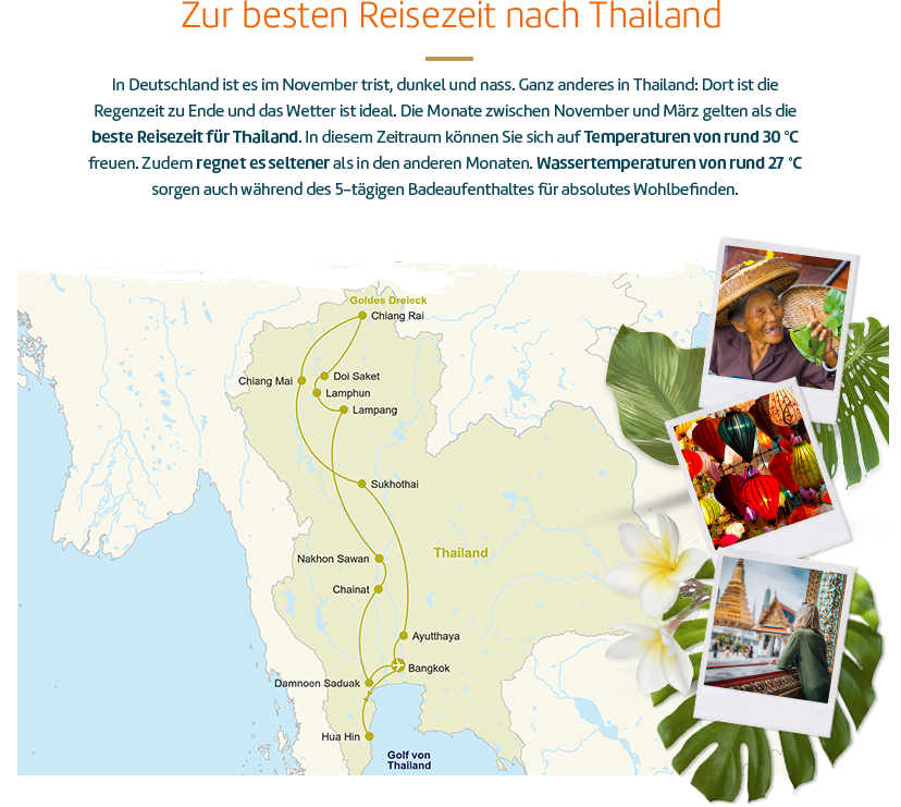 Karte der Rundreise