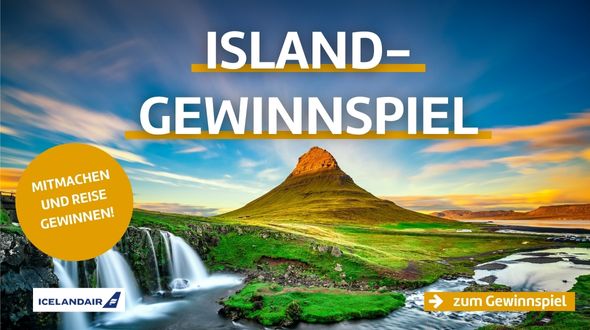 Jetzt am Island-Gewinnspiel teilnehmen.