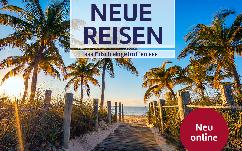 Neue Reisen im Juni.