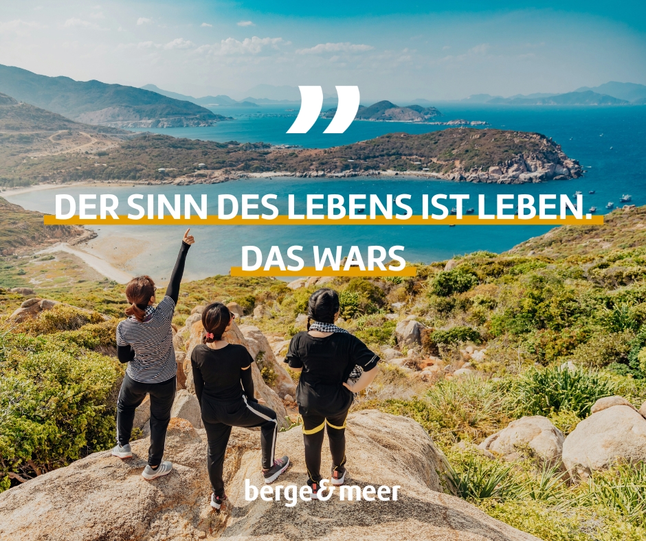 Ein Gedanke auf Reisen.