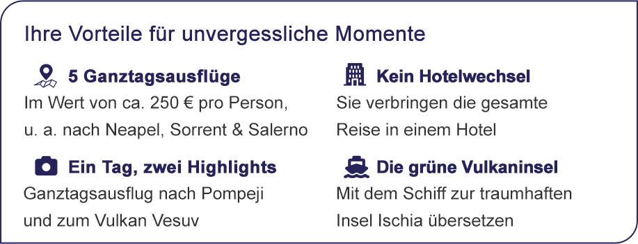 Ihre Vorteile für unvergessliche Momente.