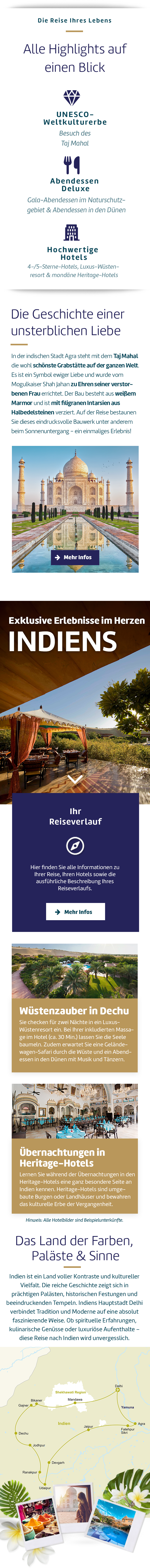 Highlights der Reise