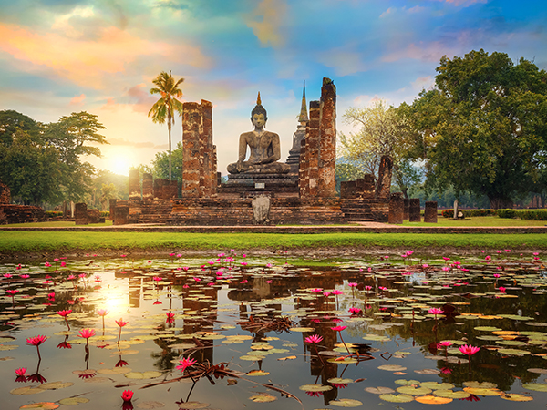 Historischer Park von Sukhothai.
