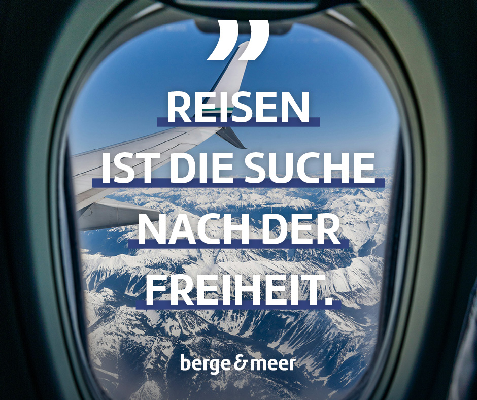 Ein Gedanke auf Reisen.