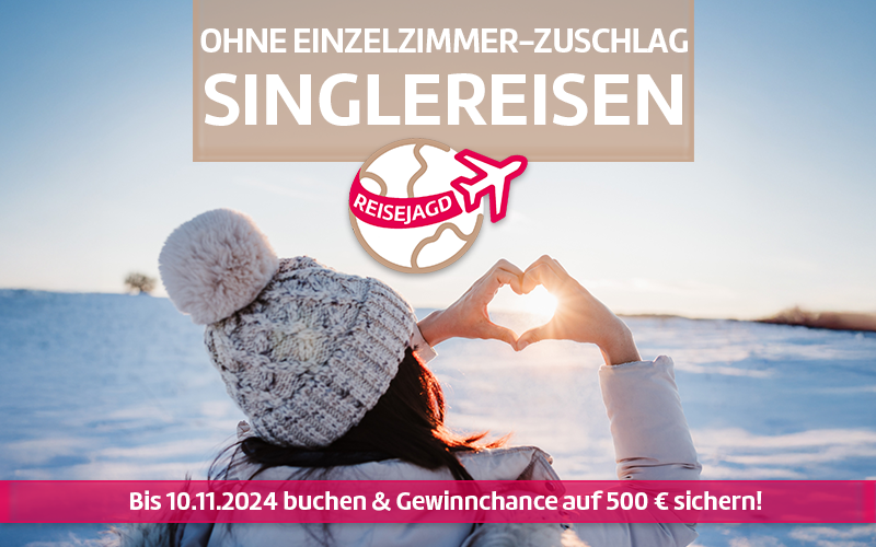 Reisejagd November Singlereisen.