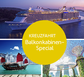 Bildcollage der Asien-Kreuzfahrt