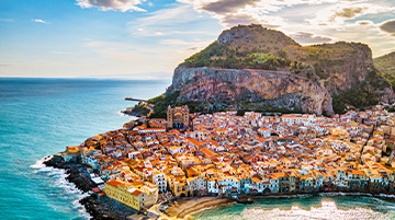 Blick auf Palermo in Italien