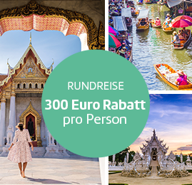 Bildcollage der Thailand-Rundreise