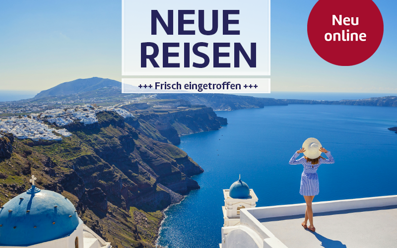 Neue Reisen im April.