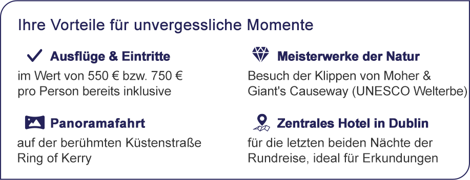 Ihre Vorteile für unvergessliche Momente.
