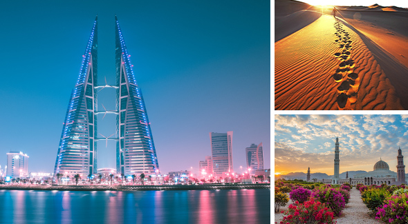 Rundreise durch Oman & Bahrain.
