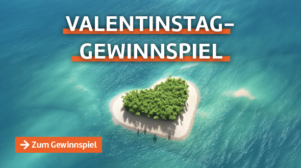 Valentinstags-Gewinnspiel.