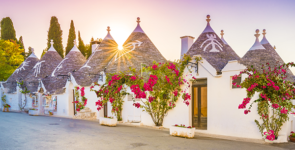 Trulli-Häuser in Alberobello.