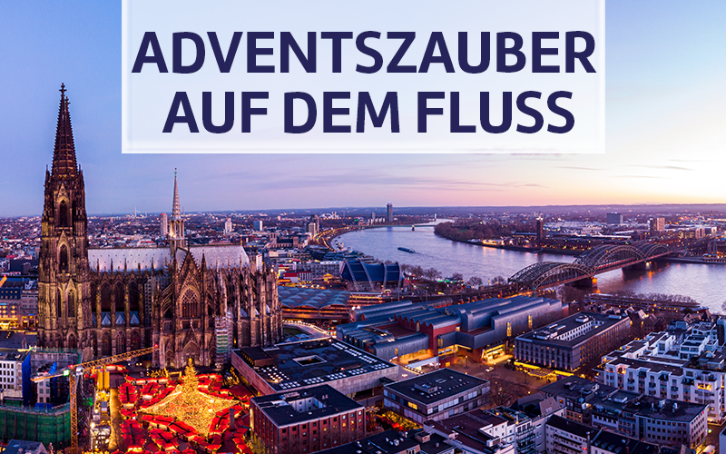 Adventszauber auf dem Fluss.