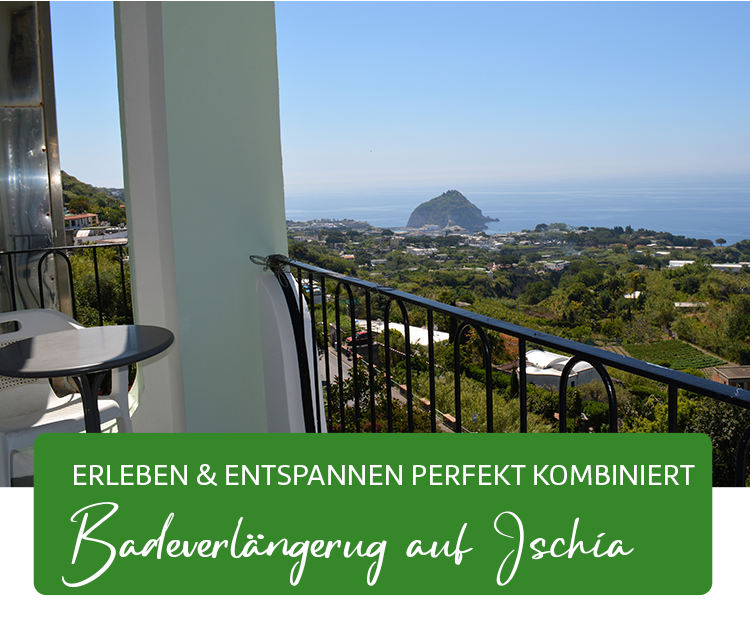 Erleben und entspannen perfekt kombiniert: Badeverlängerung auf Ischia.