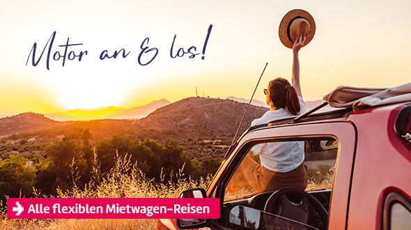 Alle flexiblen Mietwagen-Reisen.