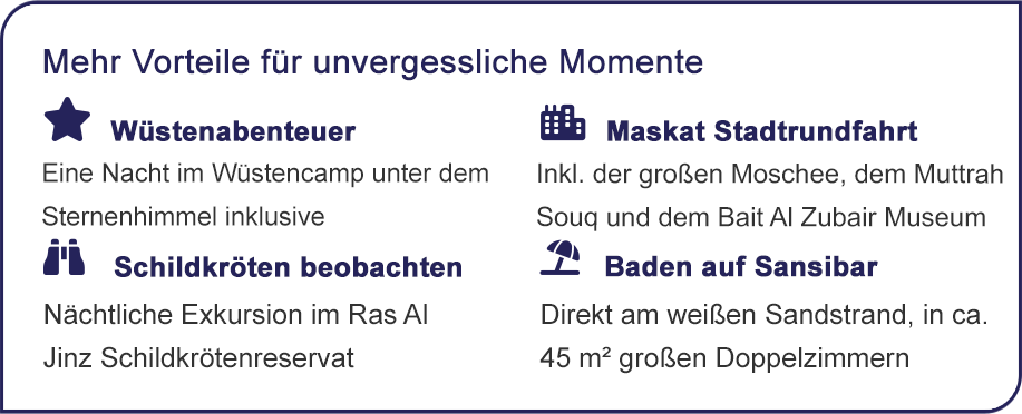 Ihre Vorteile für unvergessliche Momente.