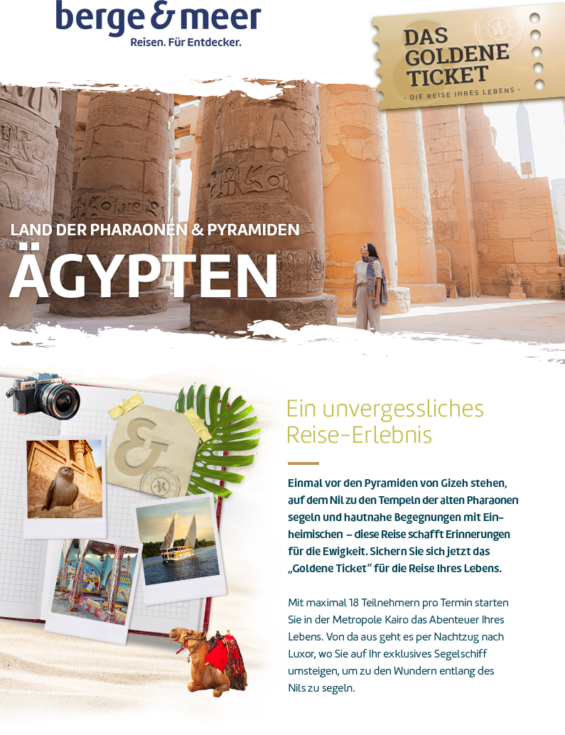 Erlebnisreise durch Ägypten