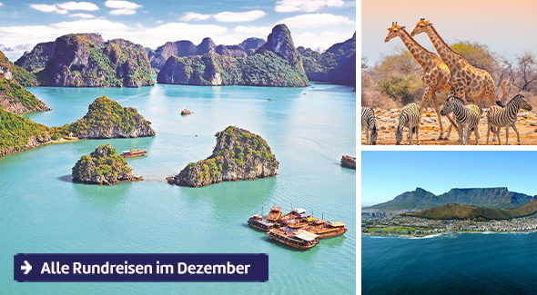 Alle Rundreisen im Dezember.