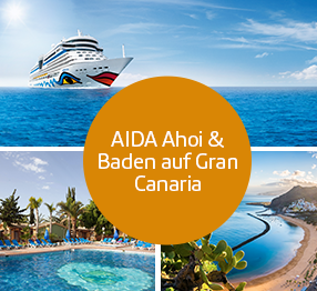 Kanaren mit AIDA und Baden auf Gran Canaria.