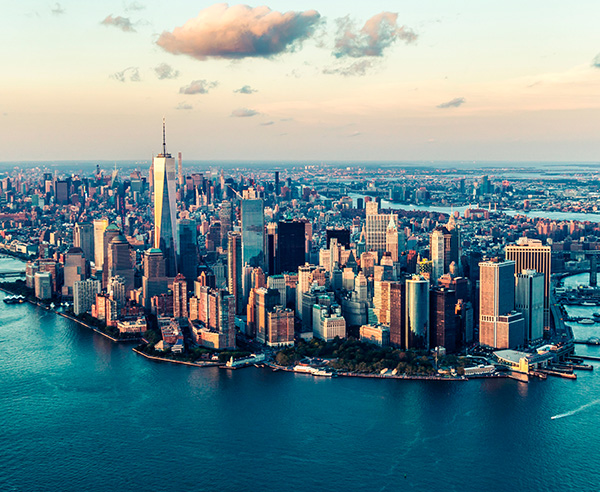 New York aus der Vogelperspektive